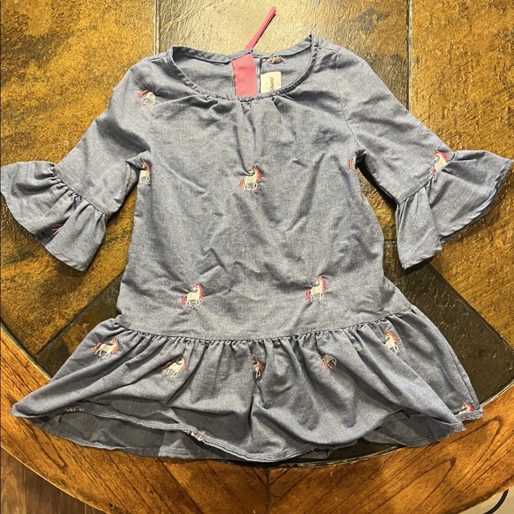 Rare Editions Unicorn Jean Dress!